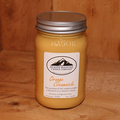 Orange Creamsicle Soy Candle