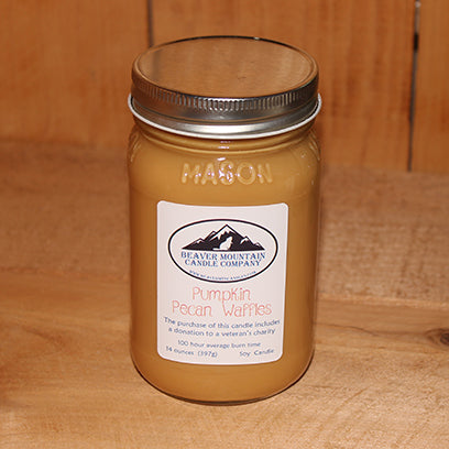 Pumpkin Pecan Waffles Soy Candle