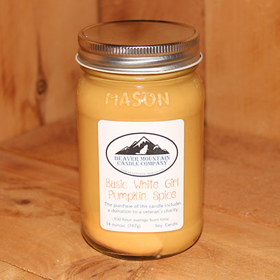 Basic White Girl Pumpkin Spice Soy Candle