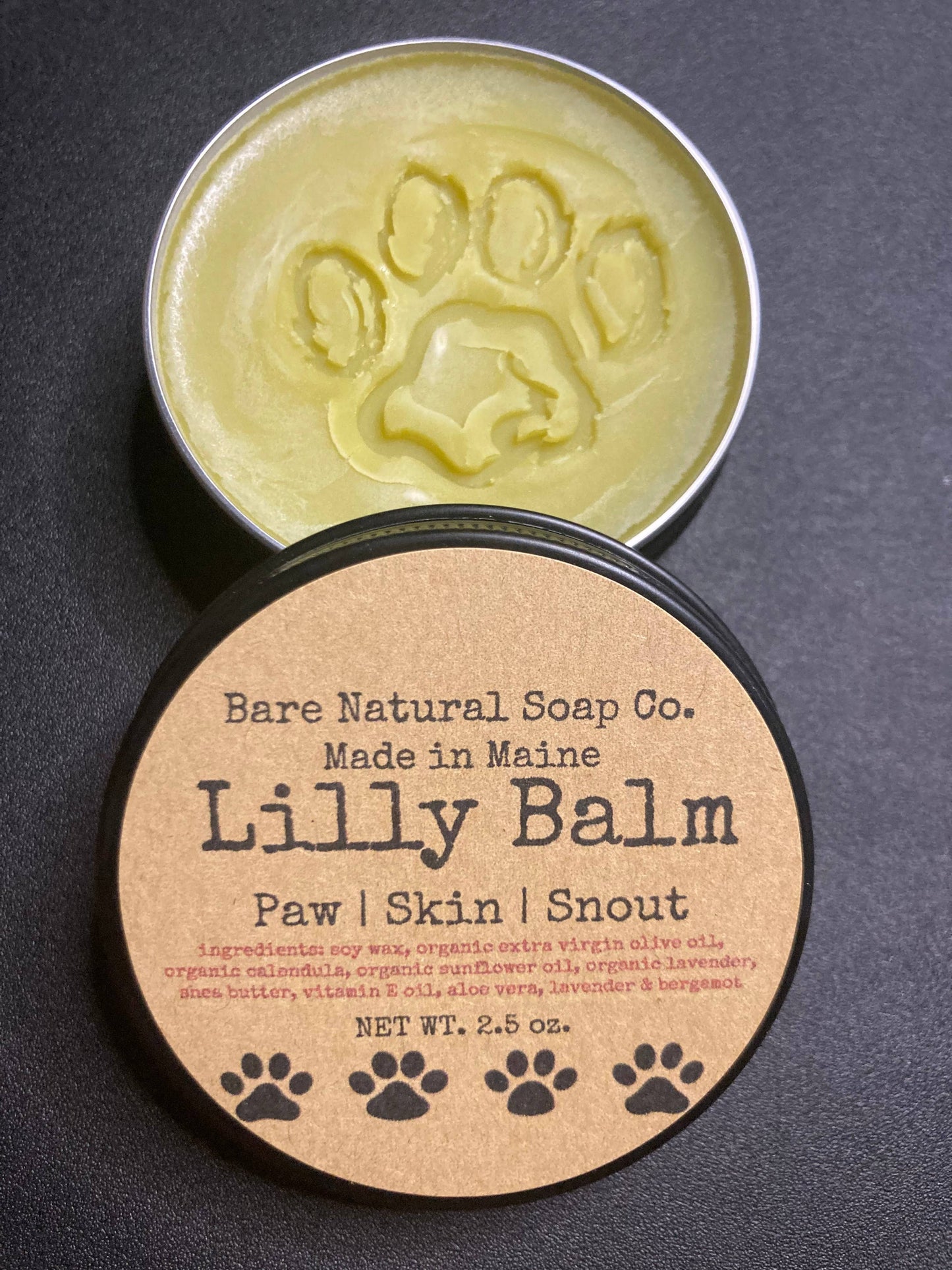 Lilly Balm | Dog Salve | Paw | Skin | Snout | Made in Maine