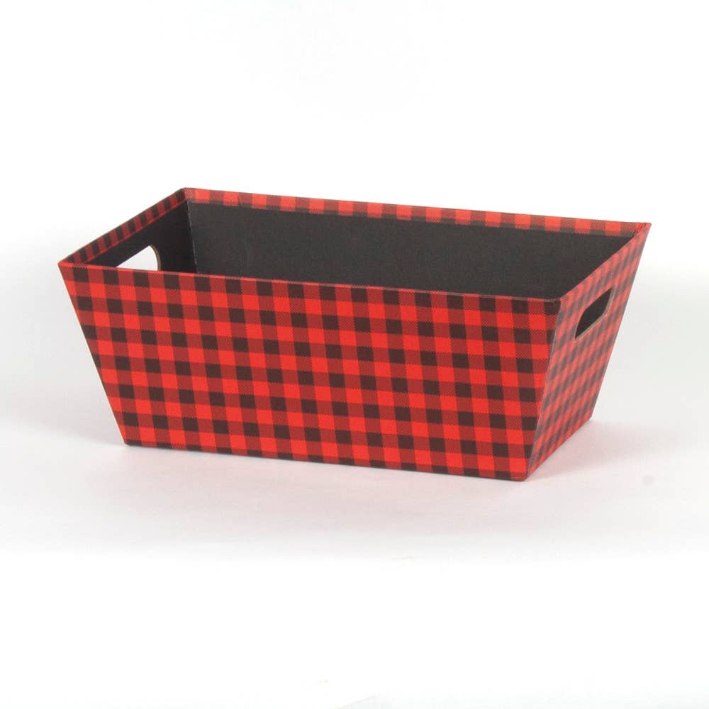 MEDIUM PAPERBOARD TRAY RED BLACK