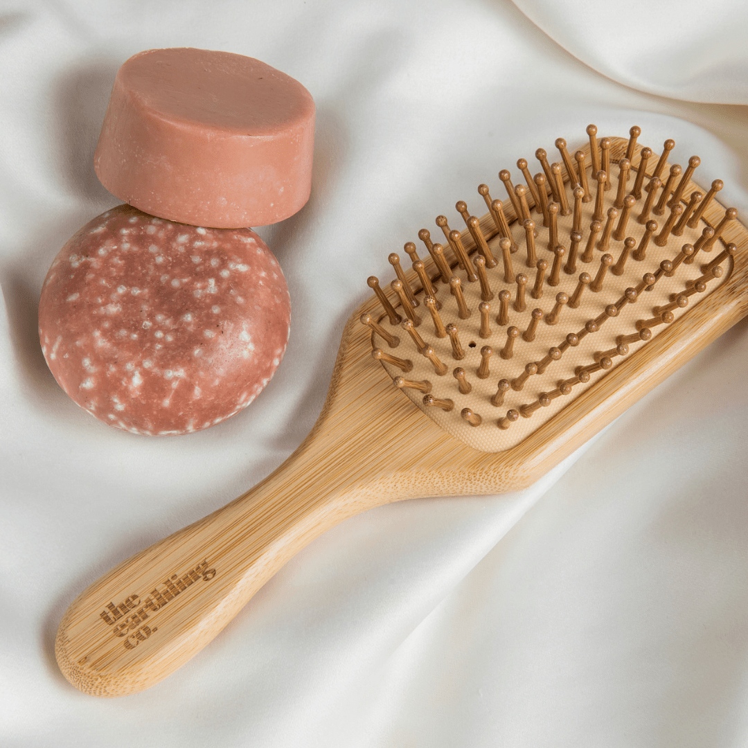 Bamboo Hair Brush | Gently Detangling | For Static & Frizz