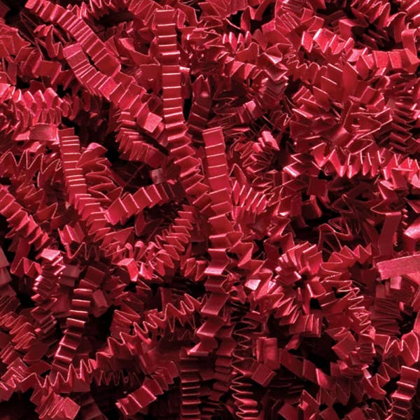 Red Crinkle Cut Basket Filler