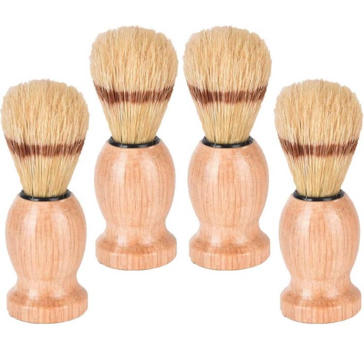 Natural Wood Handle Shaving Brush