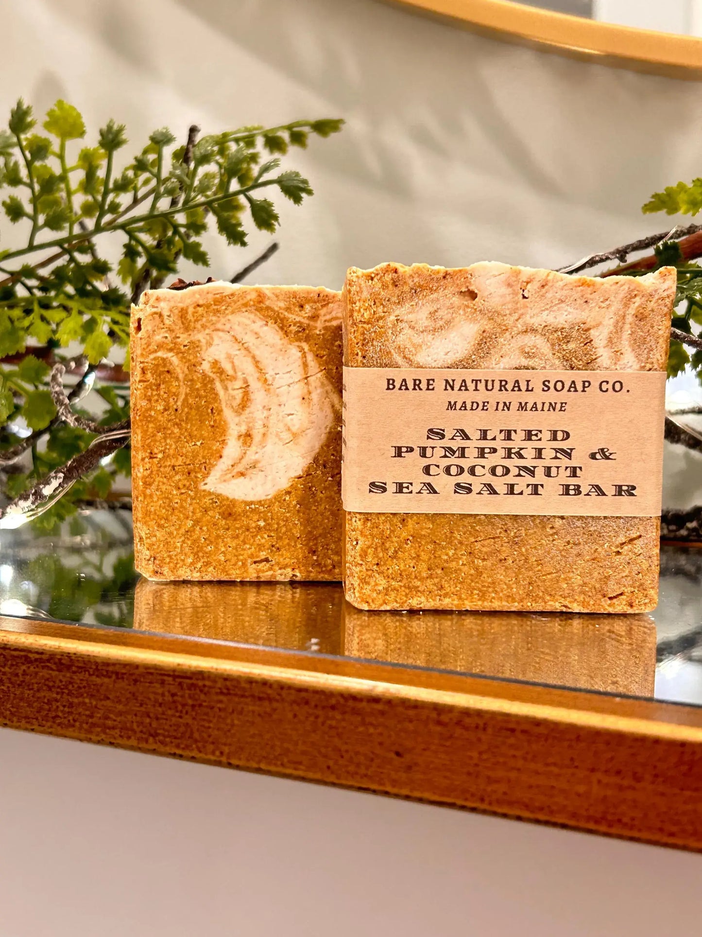 Fall - Salted Pumpkin & Coconut Sea Salt Soap Bar