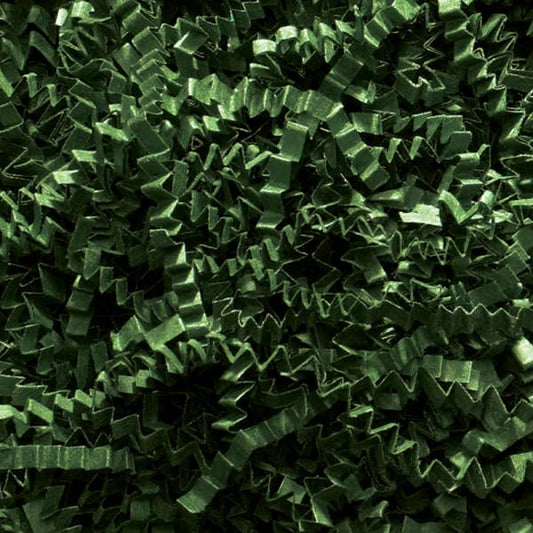 Dark Green Crinkle Cut Basket Filler