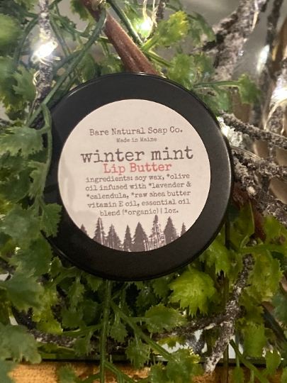 Holiday | Winter Mint Lip Butter | Plant Based Lip Balm