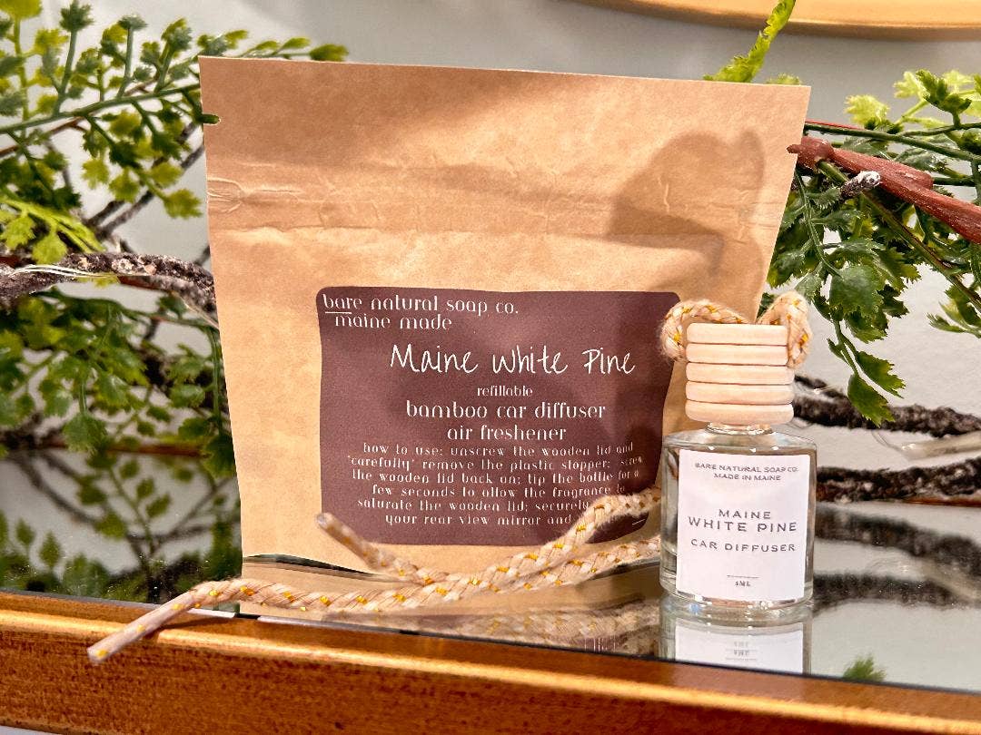 Holiday Bamboo Car Diffuser | Essential Oil Diffuser