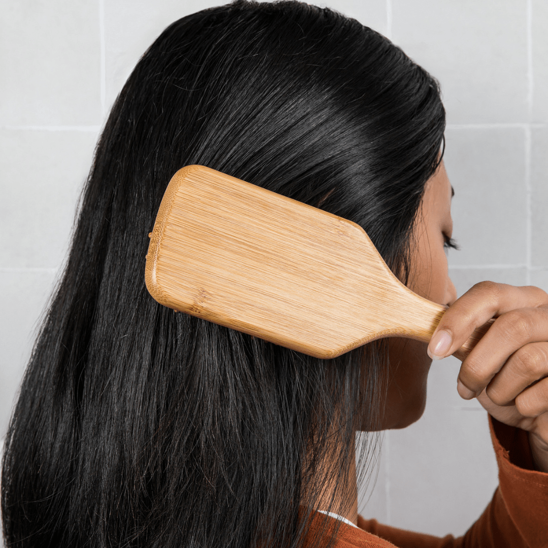 Bamboo Hair Brush | Gently Detangling | For Static & Frizz