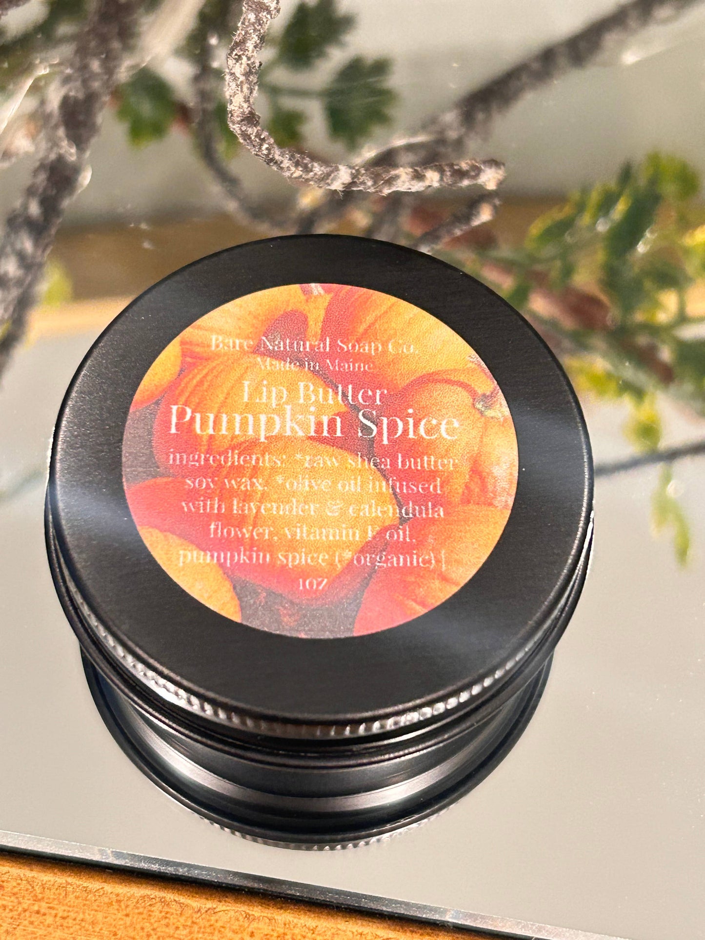 Pumpkin Spice Lip Butter |  Made in Maine