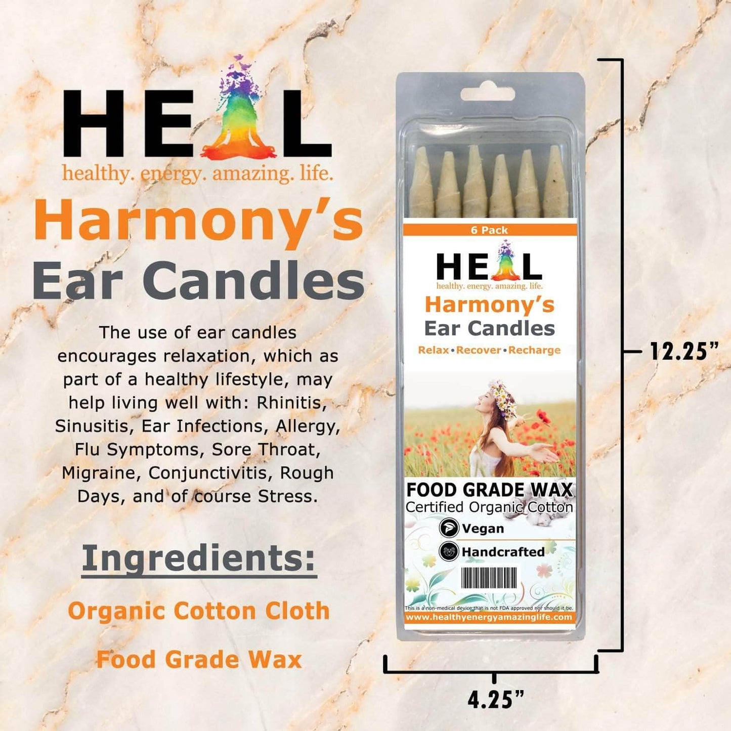 Unscented Ear Candles by Doc Harmony