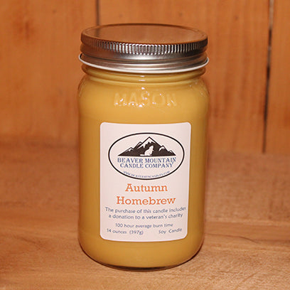 Autumn Homebrew Soy Candle