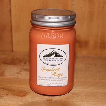 Grapefruit Mango Soy Candle