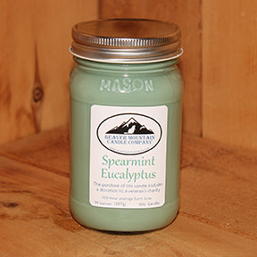 Spearmint Eucalyptus Soy Candle