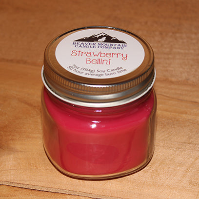 Strawberry Bellini Soy Candle