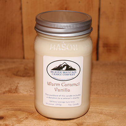 Warm Caramel Vanilla Soy Candle