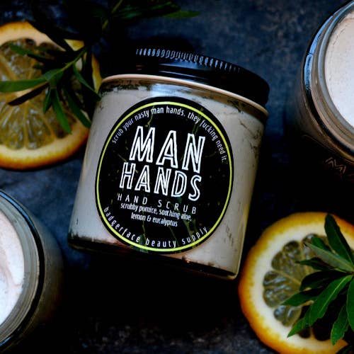 Hand Scrub for Men. Pumice Scrub. Gift for Him.