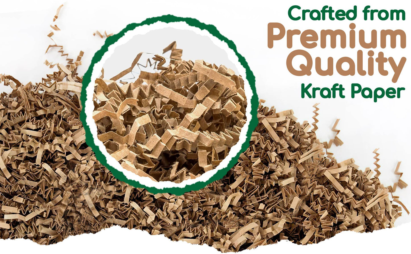 Kraft Crinkle Cut Basket Filler