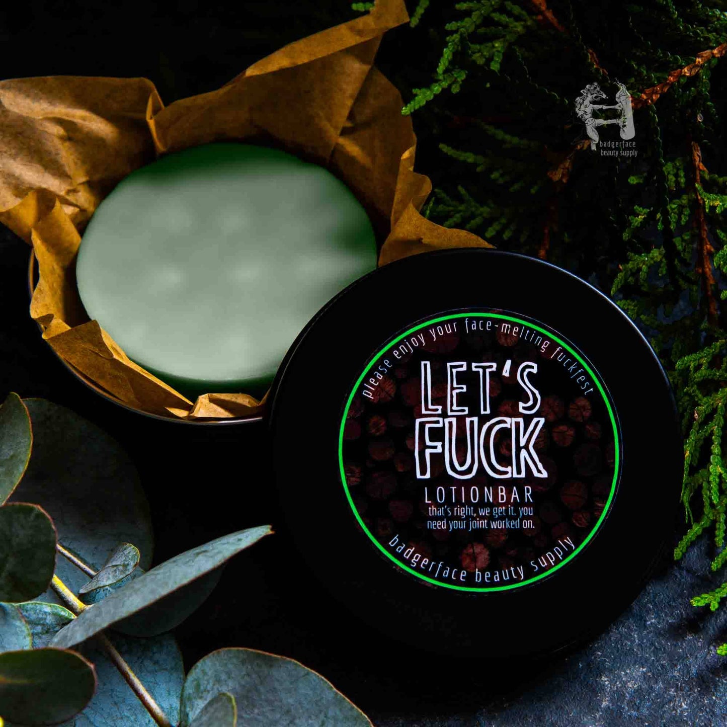 Let's Fuck Lotion Bar. Cute, Funny Gifts for Men.