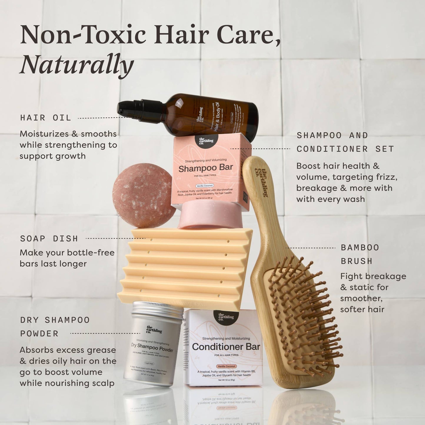 Conditioner Bar for Volumizing and Thickening