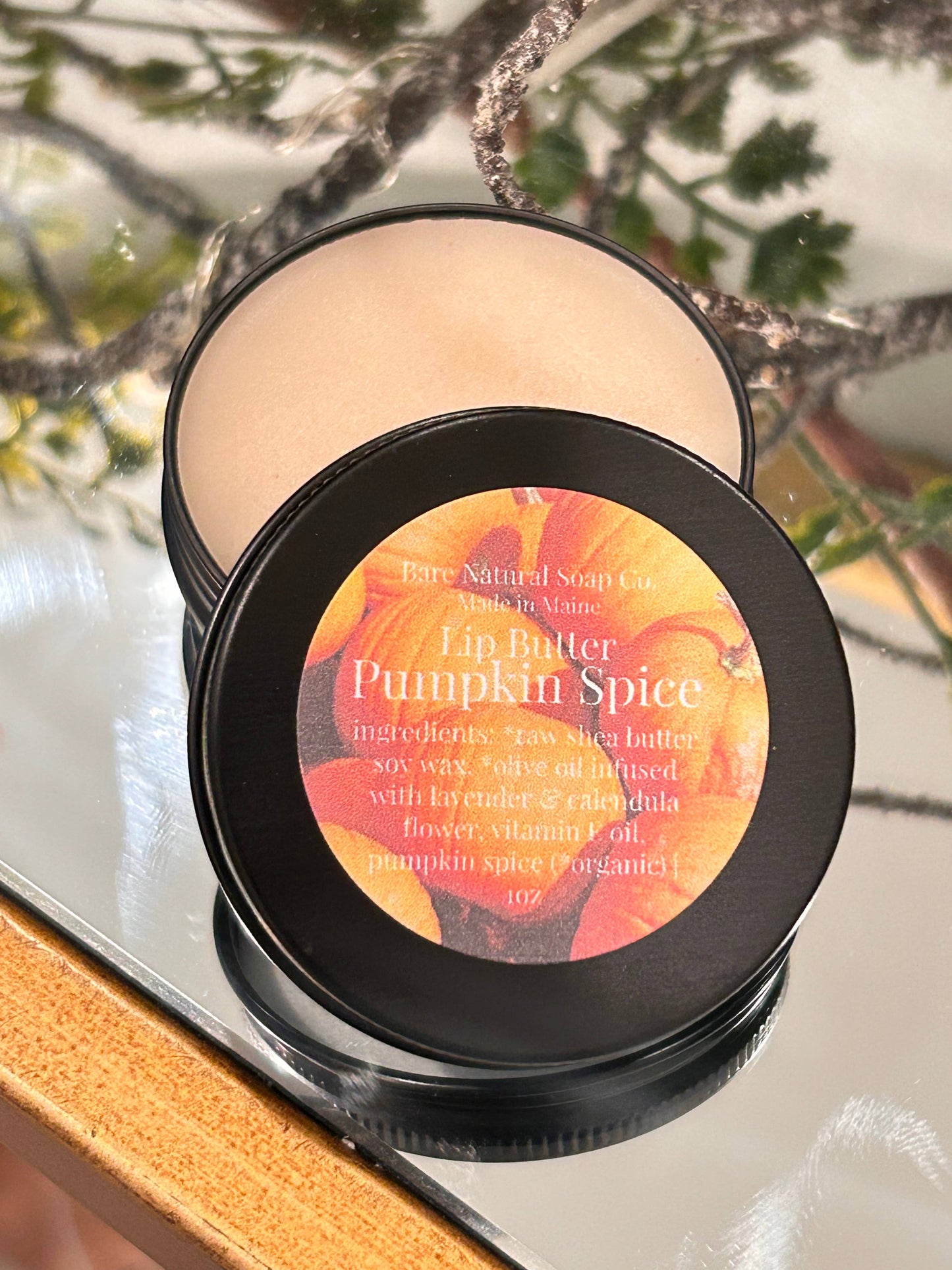 Pumpkin Spice Lip Butter |  Made in Maine